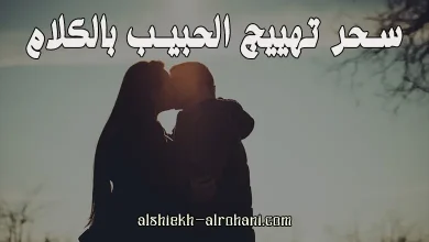 تهييج الحبيب بالكلام